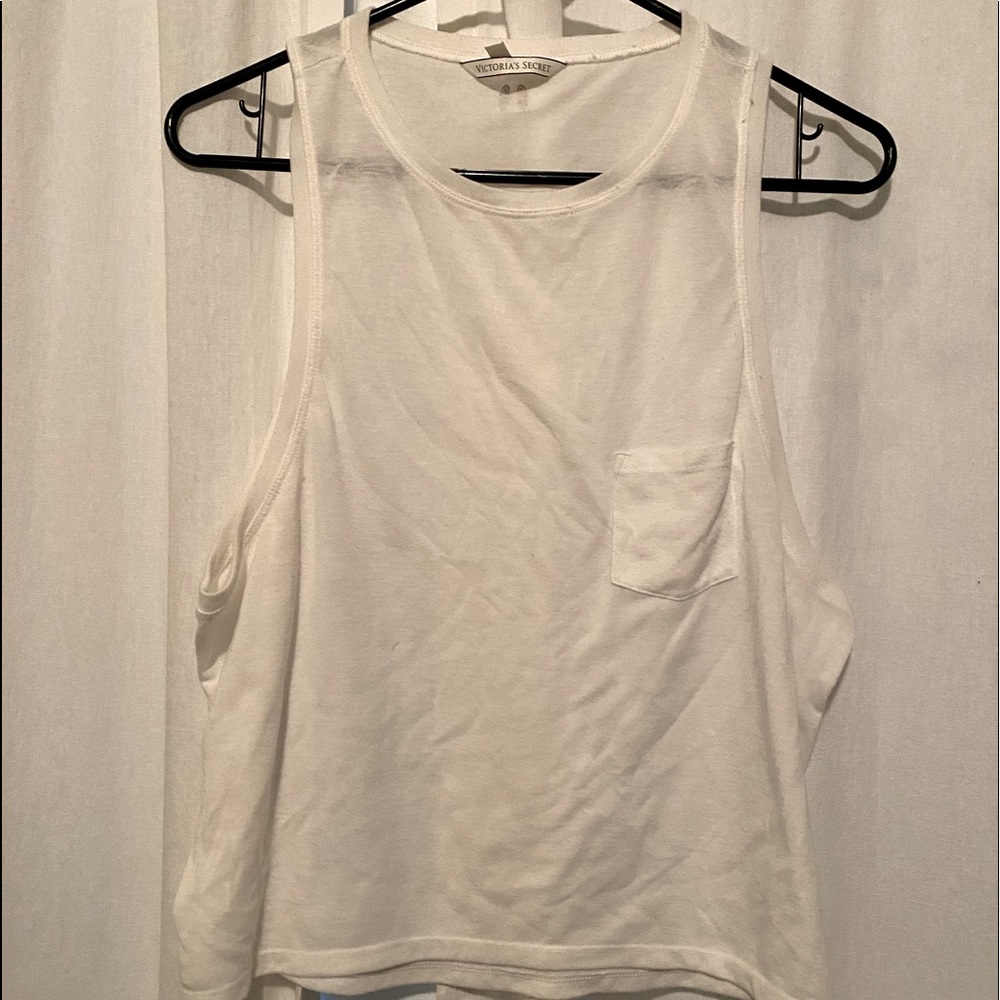 Victoria’s Secret White Muscle Tank Top